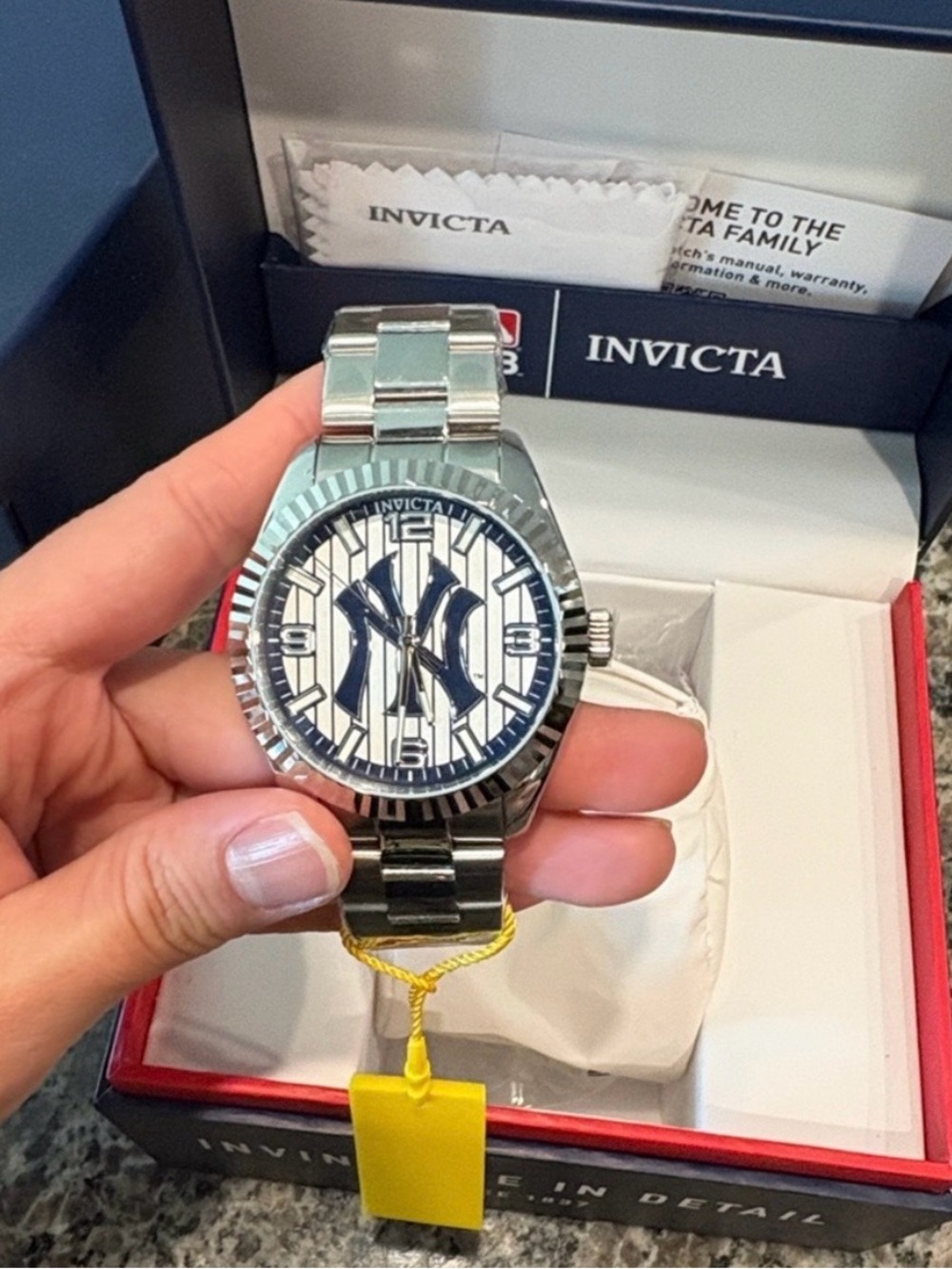 Invicta New York Yankees Special Edition Men's Watch - 43mm,
Steel